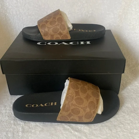 Coach | Shoes | Coach Sandals New With Box Size 9 | Poshmark